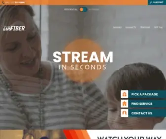 Lusfiber.net(LUS Fiber) Screenshot
