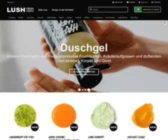 Lush-Shop.ch(LUSH SWITZERLAND AG) Screenshot