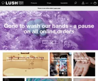 Lush.co.uk(Lush Fresh Handmade Cosmetics UK) Screenshot