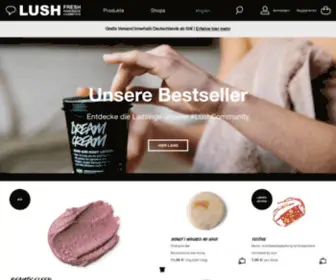 Lush.de(Lush Fresh Handmade Cosmetics) Screenshot