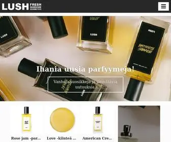 Lush.fi(Käsintehtyä tuorekosmetiikkaa) Screenshot