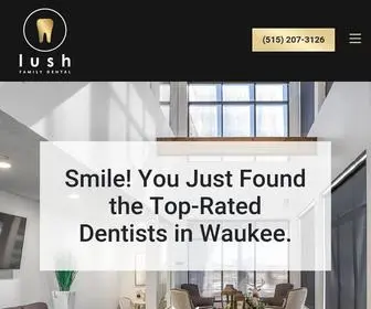 Lushfamilydental.com(You Just Found the Top) Screenshot