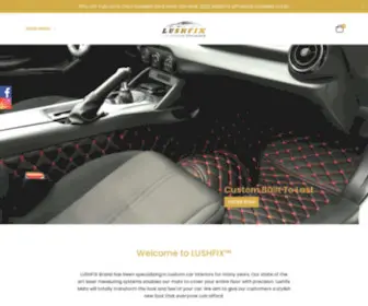 Lushfix.com(Lushfix Custom Car Mats) Screenshot