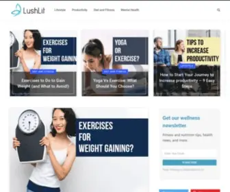 Lushlit.com(Wellness) Screenshot