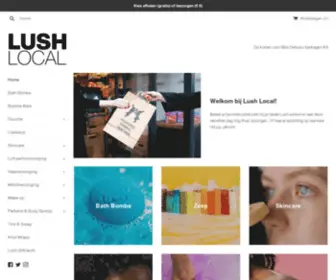 Lushlocal.nl(Create an Ecommerce Website and Sell Online) Screenshot