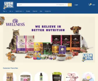 Lushpetsco.com(Lush Pets Co) Screenshot