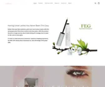 Lushylashes.com(LushyLashes Premium FEG Eyelash Enhancer) Screenshot