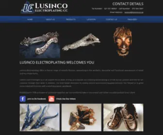 Lusinco.co.za(Home) Screenshot