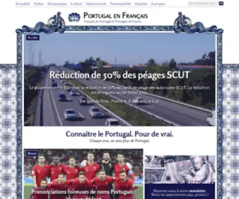 Lusitanie.fr(Portugal en français ⋆ Connaître le Portugal) Screenshot