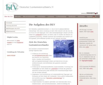 Lusitanistenverband.de(Deutscher Lusitanistenverband) Screenshot