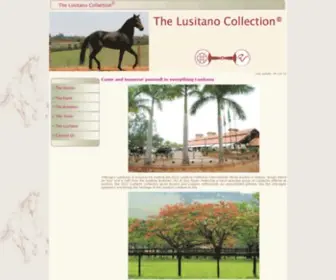 Lusitanocollection.com(The Lusitano Collection) Screenshot