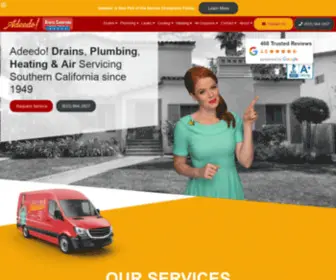 Luskinservicecompany.com(Adeedo!® Los Angeles) Screenshot