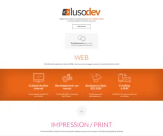 Lusodev.fr(Création de sites Internet à Gap) Screenshot