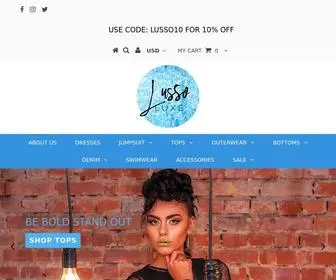 Lussoluxe.co(Women Clothing Online) Screenshot