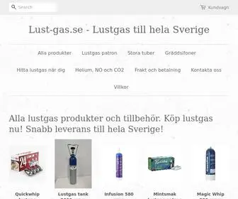 Lust-GAS.se(Köp lustgas nu) Screenshot