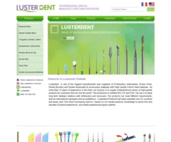 Lusterdent.com(郑州手机网站建设) Screenshot