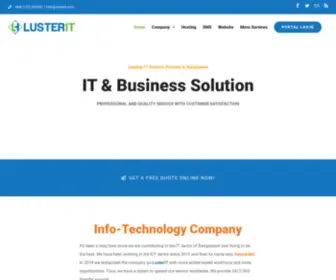 Lusterit.com(A Port for Business Development) Screenshot