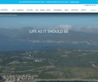 Lusticabay.com(Lustica Bay Montenegro) Screenshot