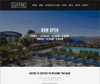 Lustrerooftopbar.com(Rooftop Bars in Downtown Phoenix) Screenshot