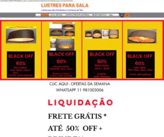 Lustrespendentes.com(Lustres-Luminária-Pendentes, São Paulo, Lustres para Sala) Screenshot