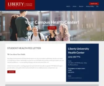 Lustudenthealth.com(Liberty University Student Health Center) Screenshot