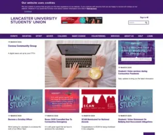 Lusu.co.uk(Lancaster University Students' Union Lancaster University Students' Union) Screenshot