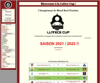 Lutececup.org(Lutececup) Screenshot