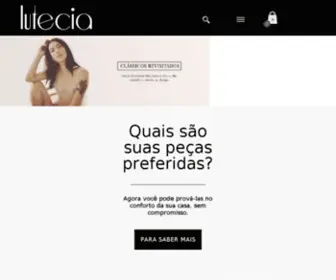 Lutecialingerie.com.br(Lutecia Lingerie) Screenshot