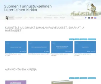 Luterilainen.com(Suomen Tunnustuksellinen Luterilainen Kirkko) Screenshot