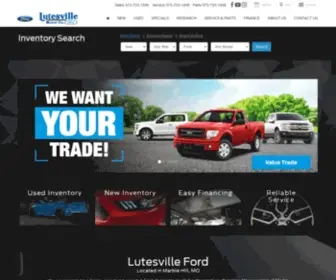 Lutesvillemotor.com(Lutesville Ford) Screenshot