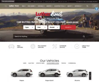 Luther-Nissan.com Screenshot