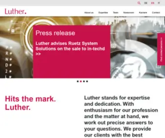 Luther-Services.com(LUTHER) Screenshot