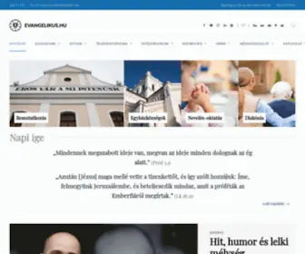 Lutheran.hu(Evangélikus Portál – A Magyarországi Evangélikus Egyház (MEE)) Screenshot
