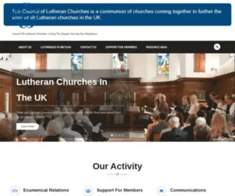 Lutheran.org.uk(Council of Lutheran Churches) Screenshot