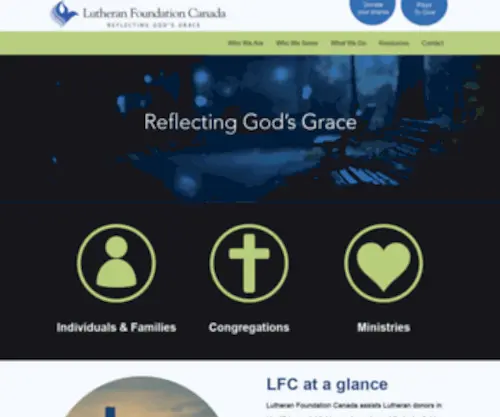 Lutheranfoundation.ca(Lutheran Foundation Canada ) Screenshot