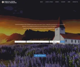 Lutheranliturgy.org(Helping Lutherans find Liturgical Congregations) Screenshot
