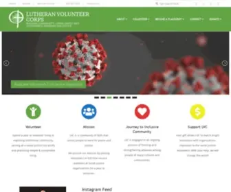 Lutheranvolunteercorps.org(Building Community) Screenshot