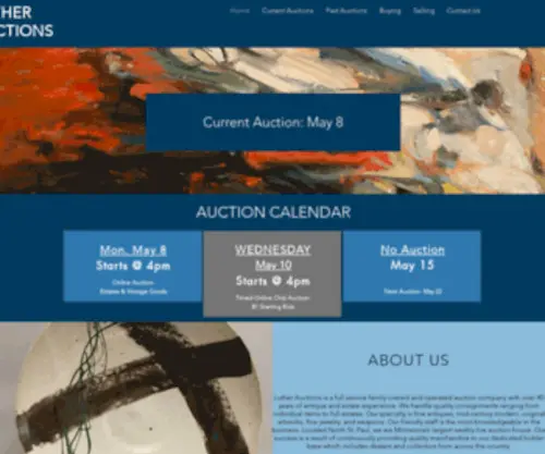 Lutherauctions.com(Luther Auctions) Screenshot