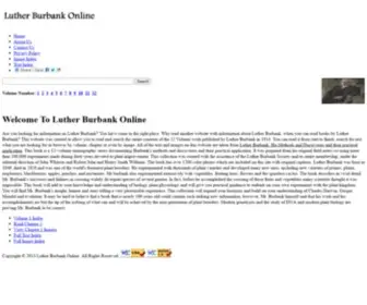 Lutherburbankonline.com(Luther Burbank Online) Screenshot