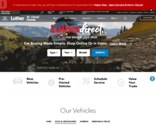 Lutherhondaofstcloud.com(Lutherhondaofstcloud) Screenshot