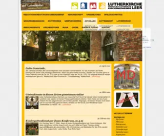 Lutherkirche.de(Lutherkirchengemeinde Leer) Screenshot