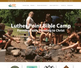 Lutherpoint.org(Luther Point Bible Camp) Screenshot