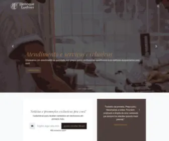 Luthierbh.com.br(Henrique Luthier) Screenshot