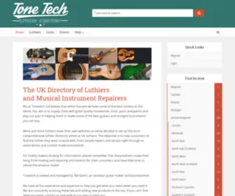 Luthierdirectory.co.uk(The Luthier Directory) Screenshot