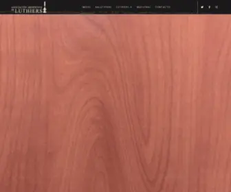 Luthiersargentinos.com.ar(Inicio) Screenshot