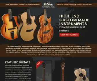 Luthiersshowcase.com(The Luthiers Showcase) Screenshot