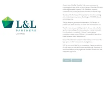 Luthra.com(Law Offices) Screenshot