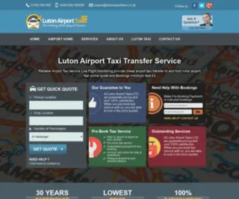 Lutonairporttaxis.co.uk(Cheap Luton Airport Taxis Pre) Screenshot