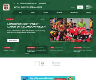 Lutonrugby.com(Luton Rugby Football Club) Screenshot