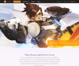 Lutris.net(Play all your games on Linux. Lutris) Screenshot